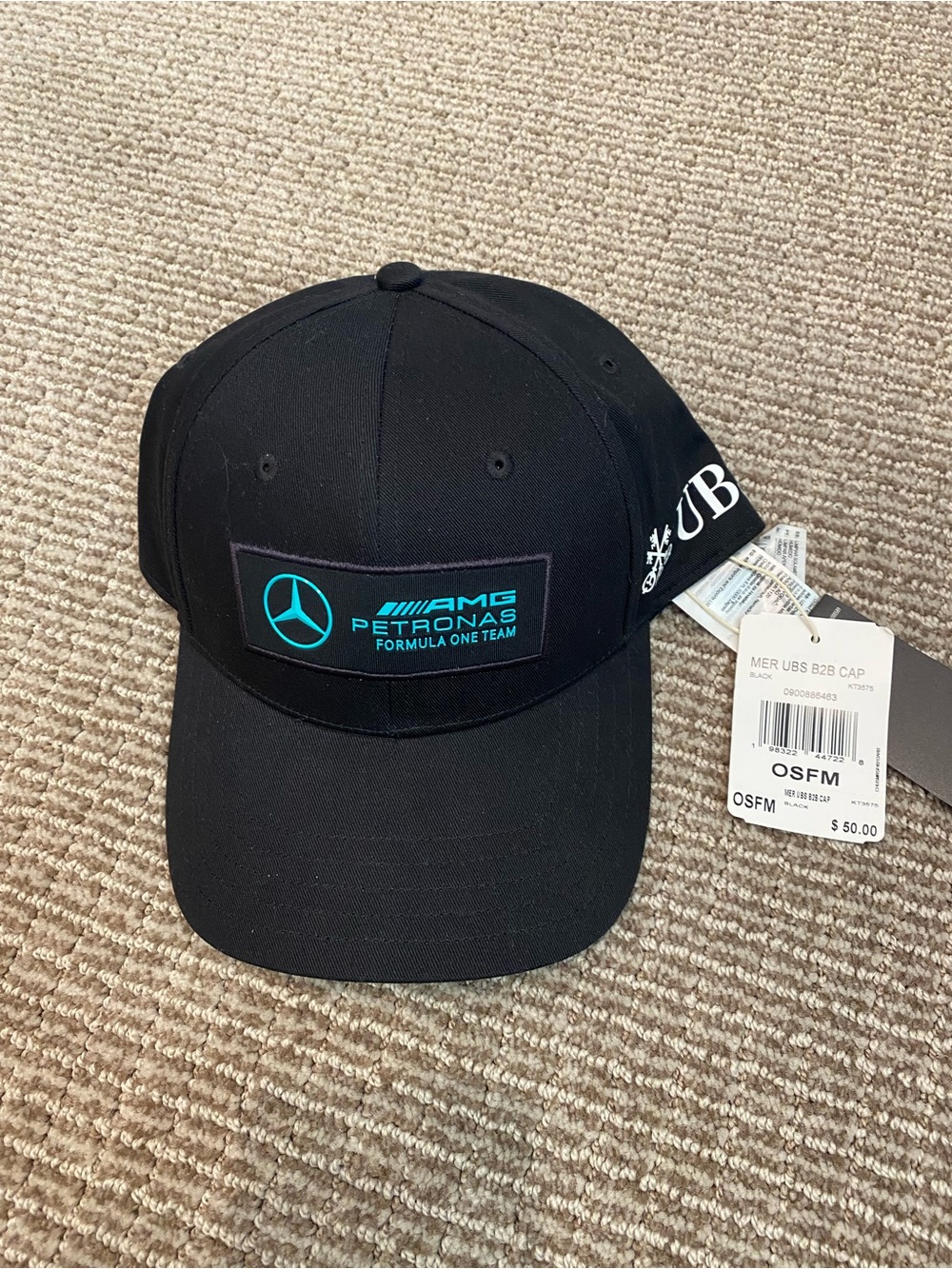 Mercedes AMG Petronas Formula One F1 hat